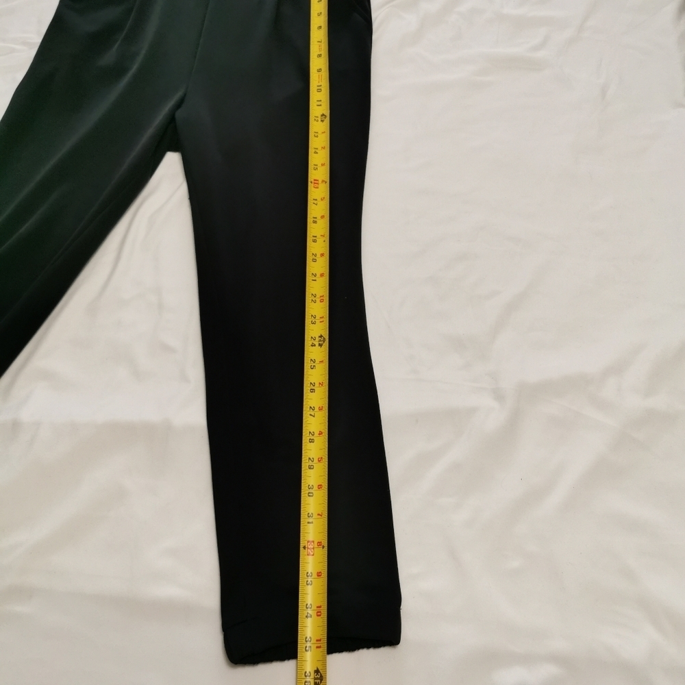 RW&CO Faux Wrap Tapered Leg Jumpsuit Black Small Petite (SP) - Picture 10 of 11